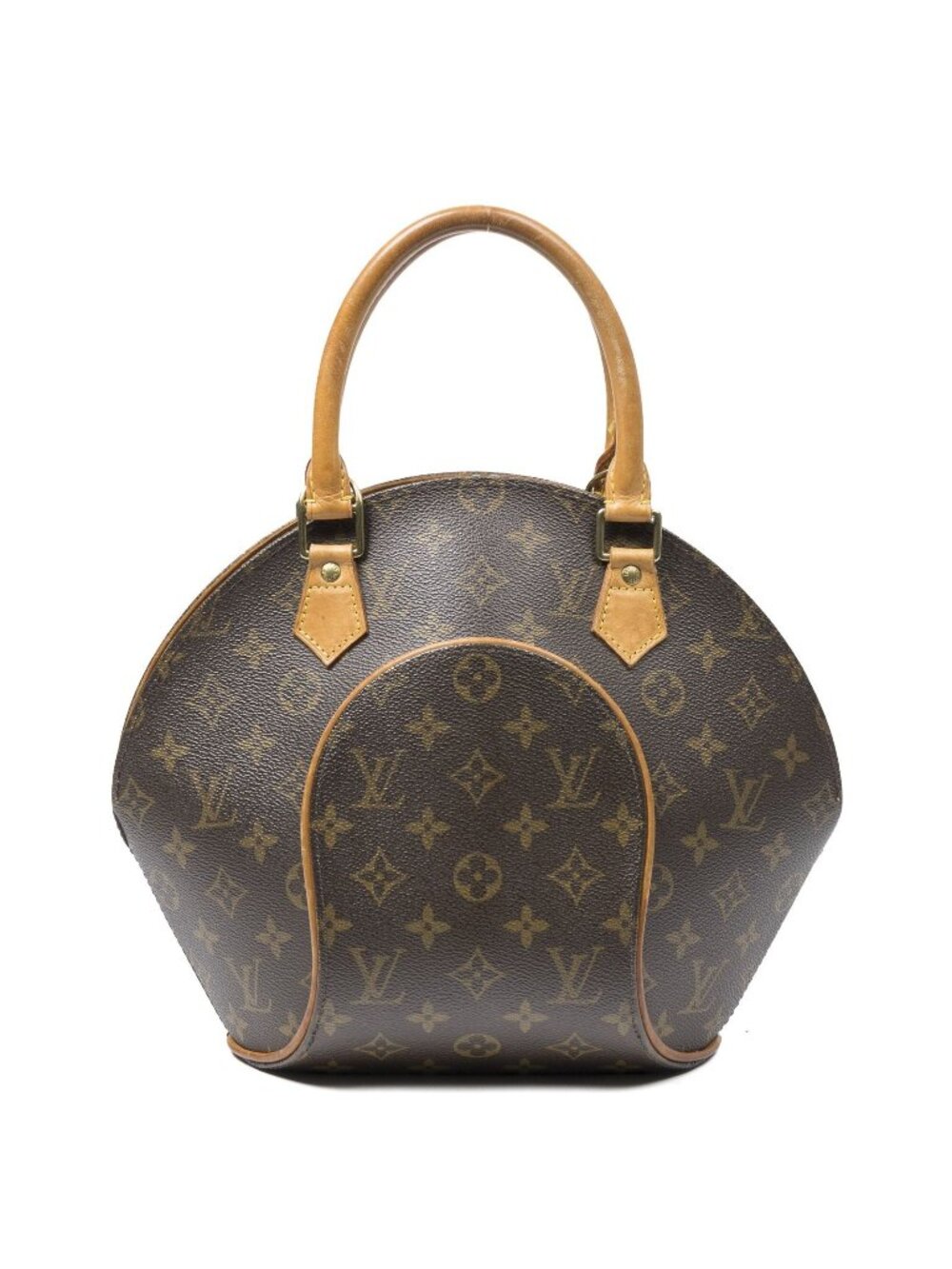 Louis Vuitton Ellipse Brown Monogram Canvas Handbag